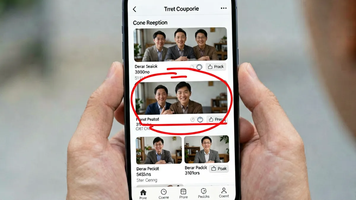 手机屏幕上显示短视频平台正在审核违规内容的系统界面，红色警示框标注涉及未满十八岁不宜看的片段